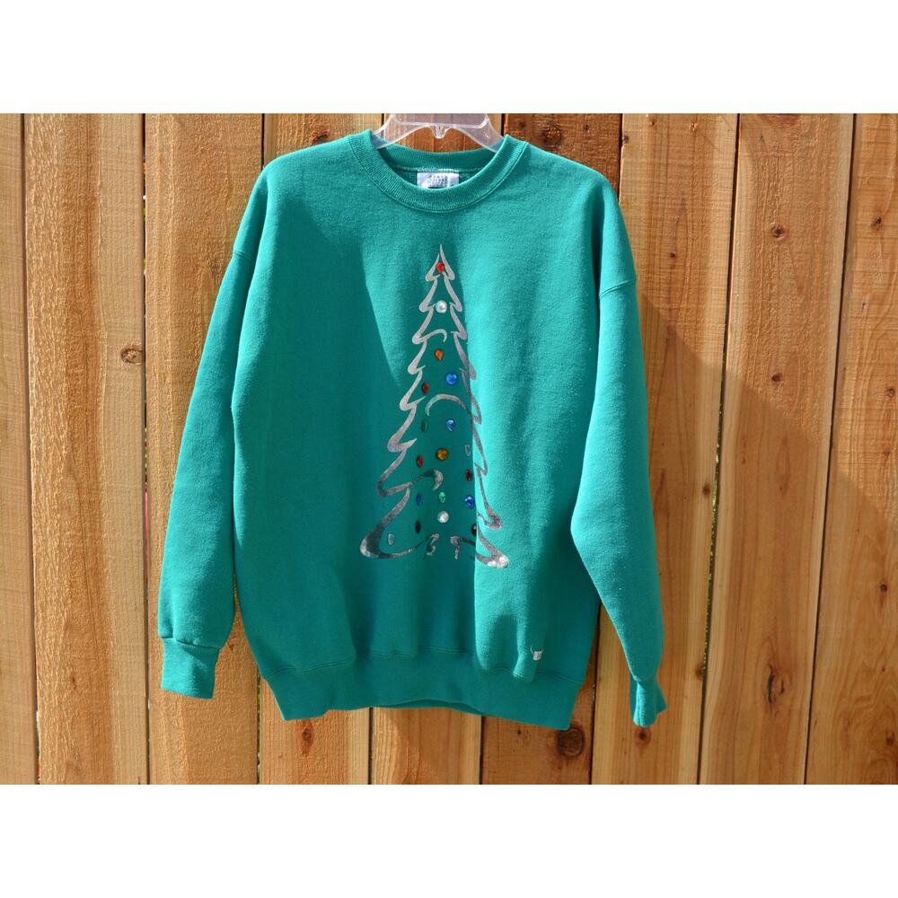 Vintage 1990s Lee Christmas Crewneck Sweatshirt